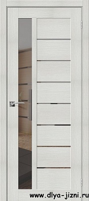 Порта-27 Bianco Veralinga/Mirox Grey